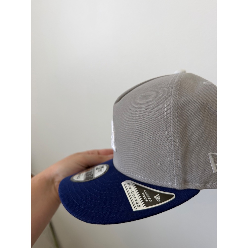 Shoe Palace Exclusive Los Angeles Dodgers Stadium Patch 950AF Snapback Hat Gray - Picture 5 of 7
